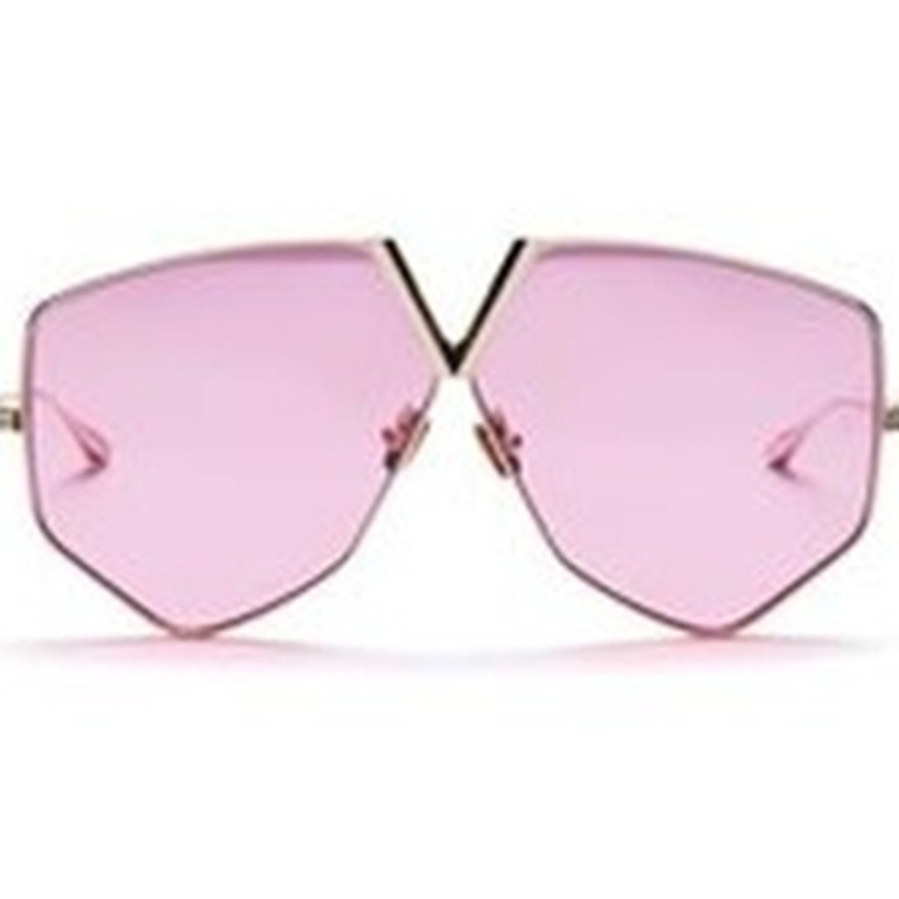 100% AUTHENTIC Valentino Garavani Rimless Pink Lens Sunglasses